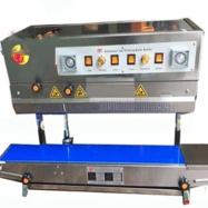 Máy hàn miệng túi liên tục có in date 1000 dạng đứng